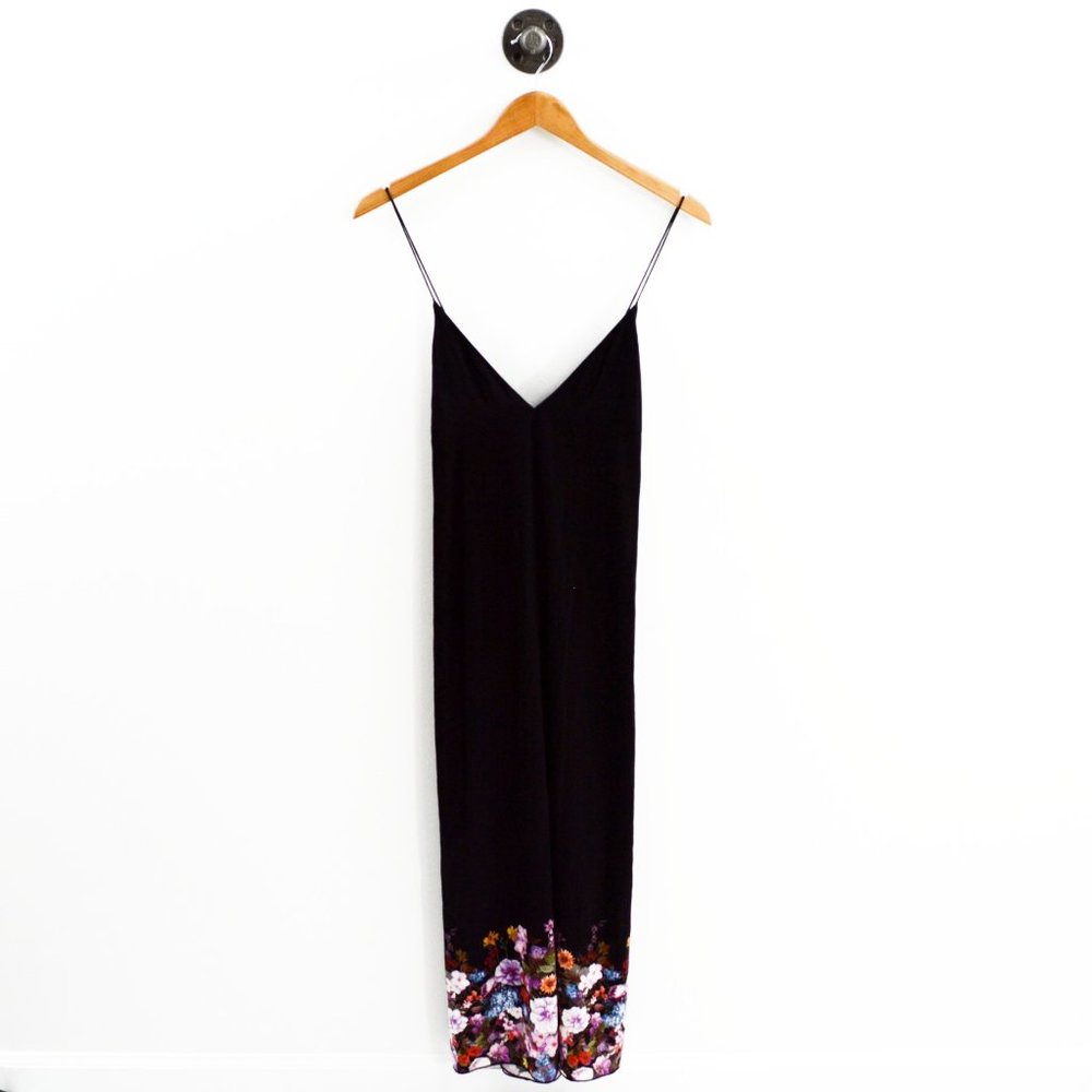 Bebe Floral Open Back Midi Dress #200-1932